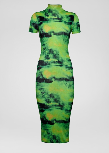 Rochie Versace Tie-Dye Silk Dama | FBCVZJM-83